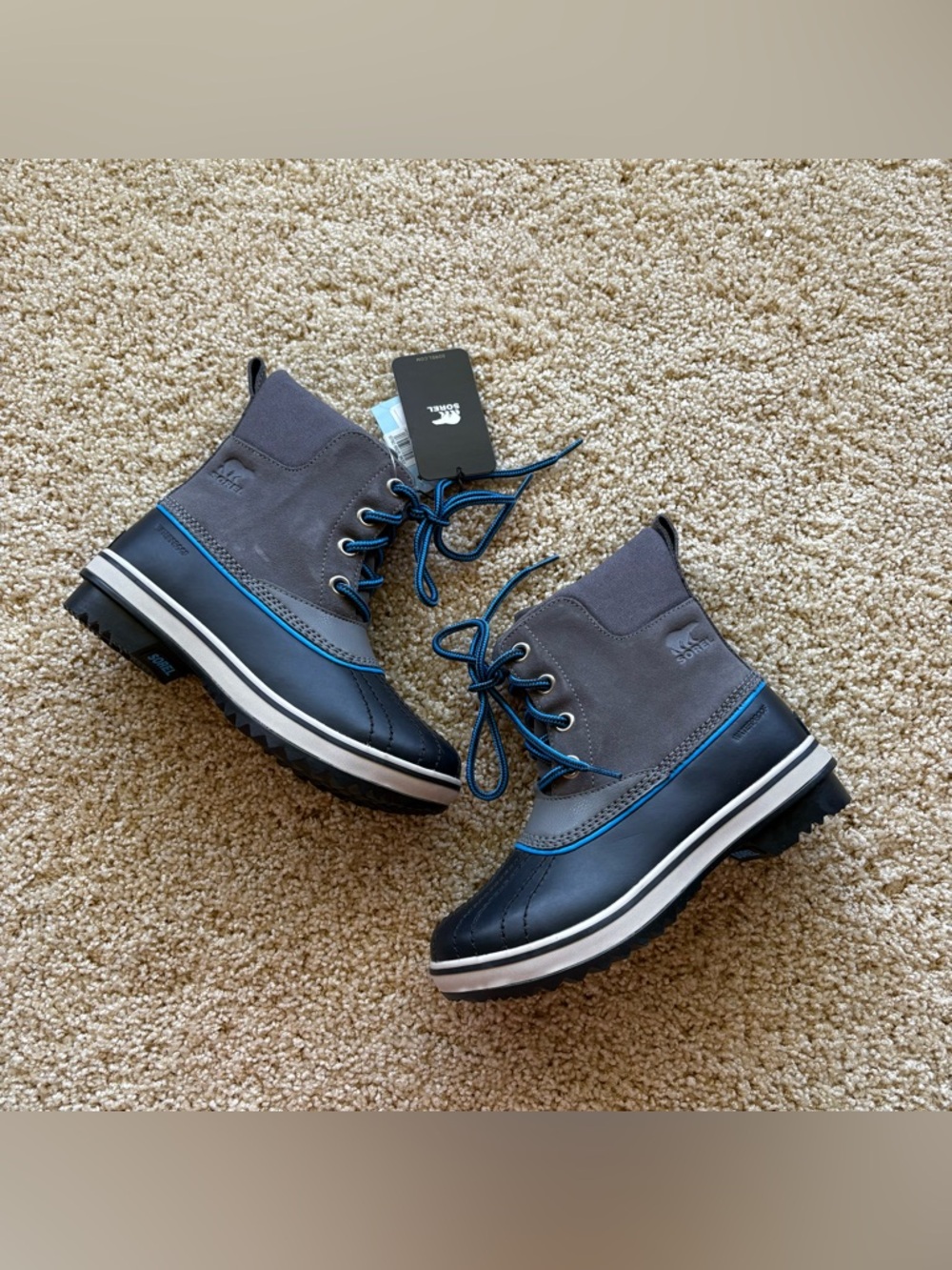 Sorel Slimpack‎ II Lace Winter Boots Youth Size 4 Big Kids Waterproof Duck Boots